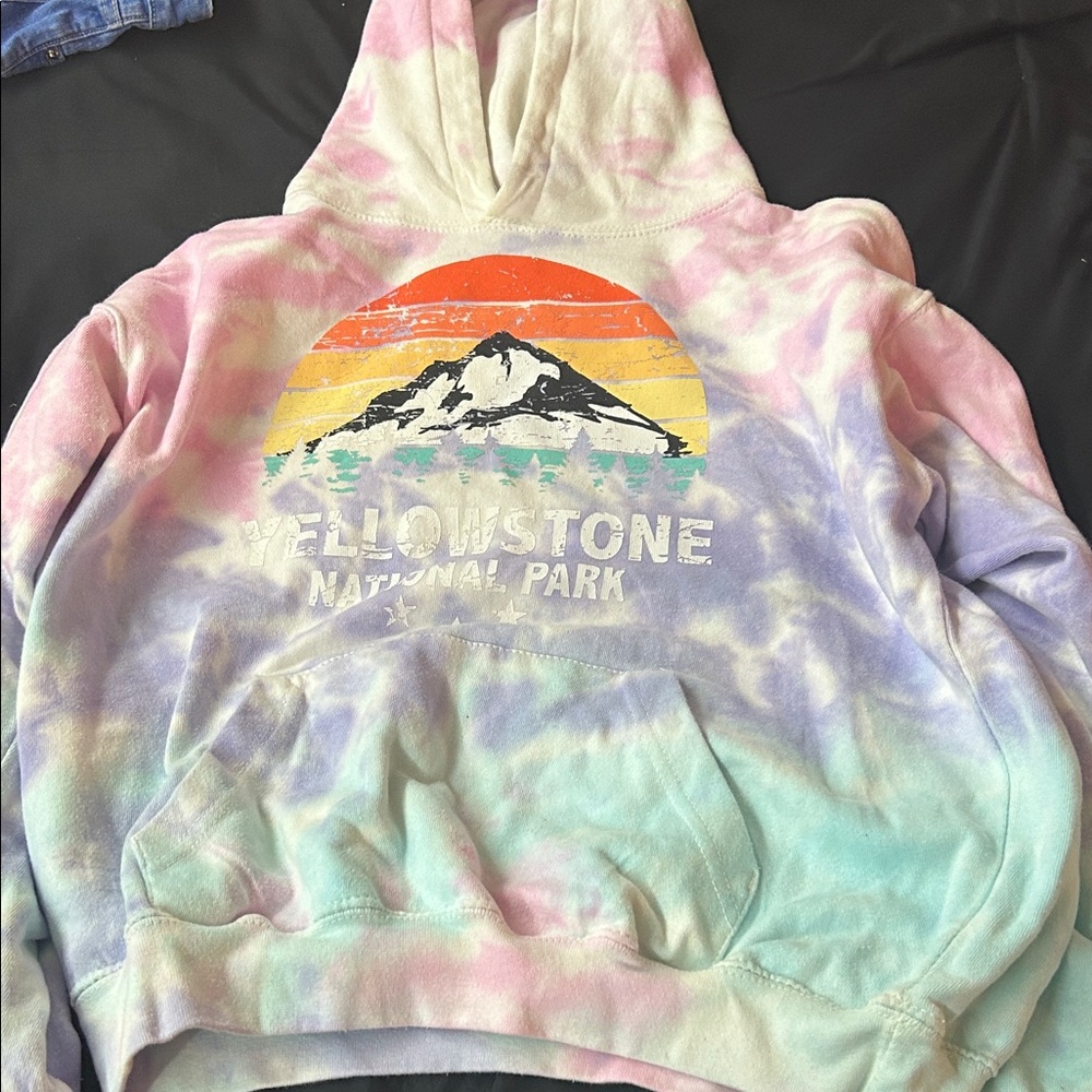 Tie-Dye Yellowstone National Park Hoodie